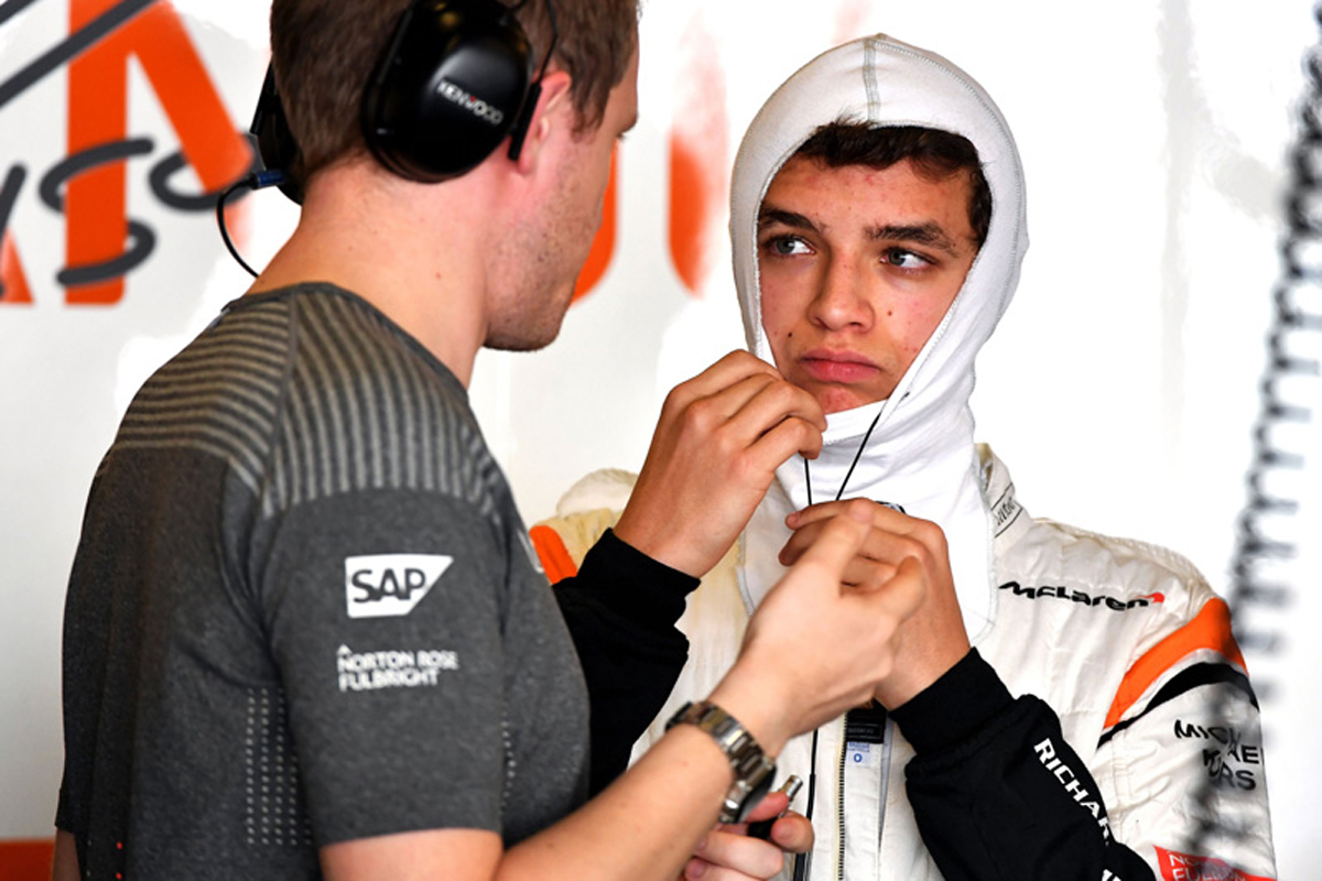 マクラーレン、ノリスのFP1での走行は「評価ではなく育成のため」