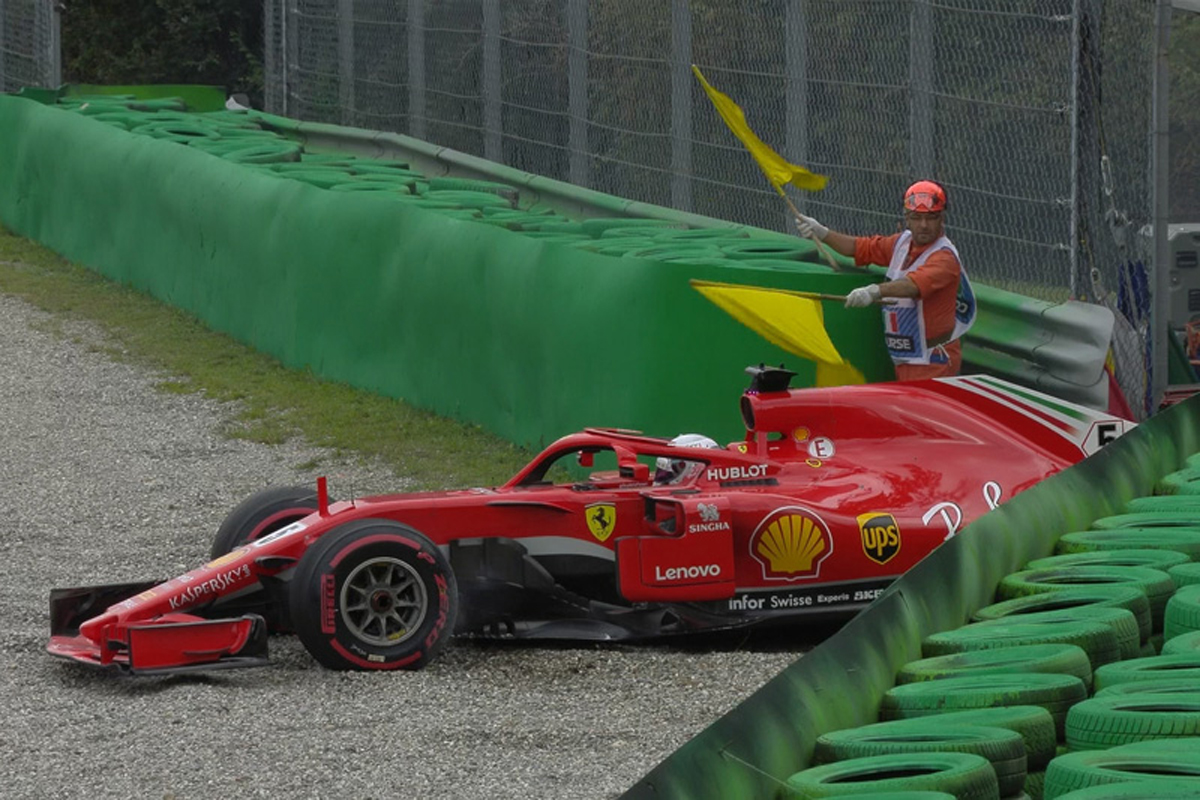 動画 | セバスチャン・ベッテル、パラボリカでスピン / F1イタリアGP