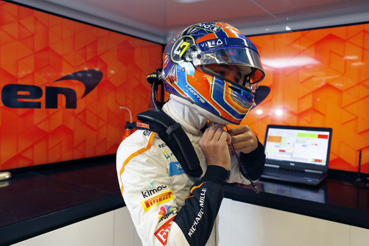 ランド・ノリス、2018年に追加で4～5回のフリー走行1回目を担当