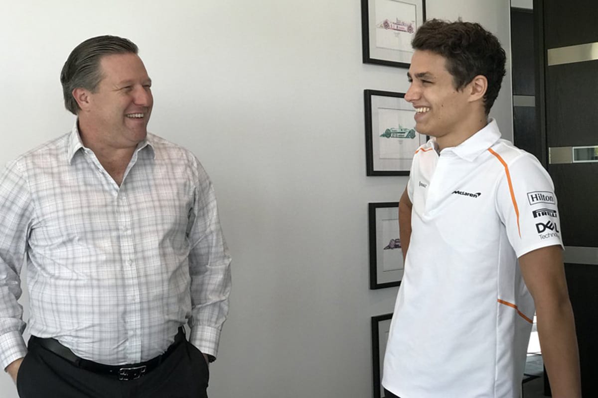 マクラーレン 「トロロッソ・ホンダはランド・ノリス獲得を狙っていた」