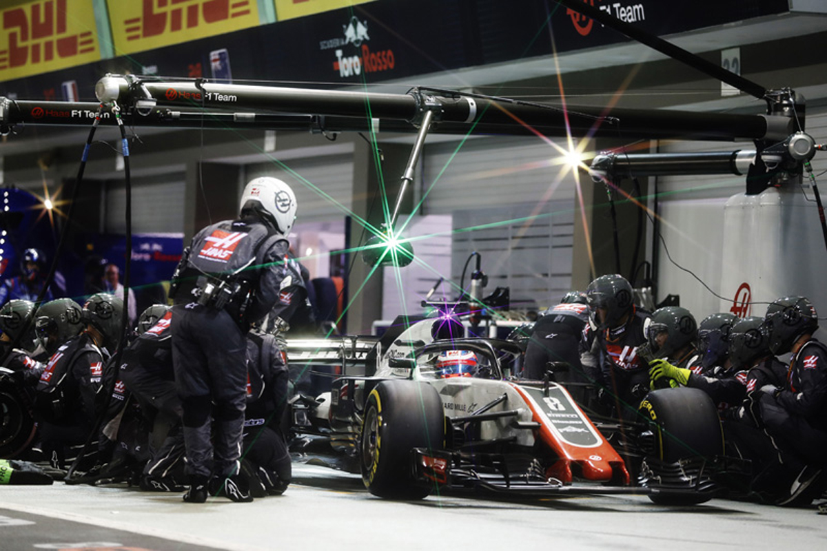 ハースF1チーム:ポイント争いには絡めず / F1シンガポールGP