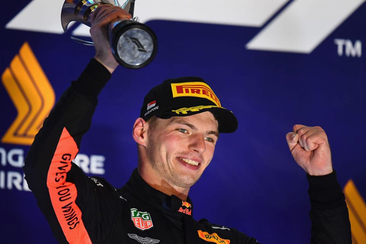 レッドブル：フェルスタッペンが2位表彰台 / F1シンガポールGP