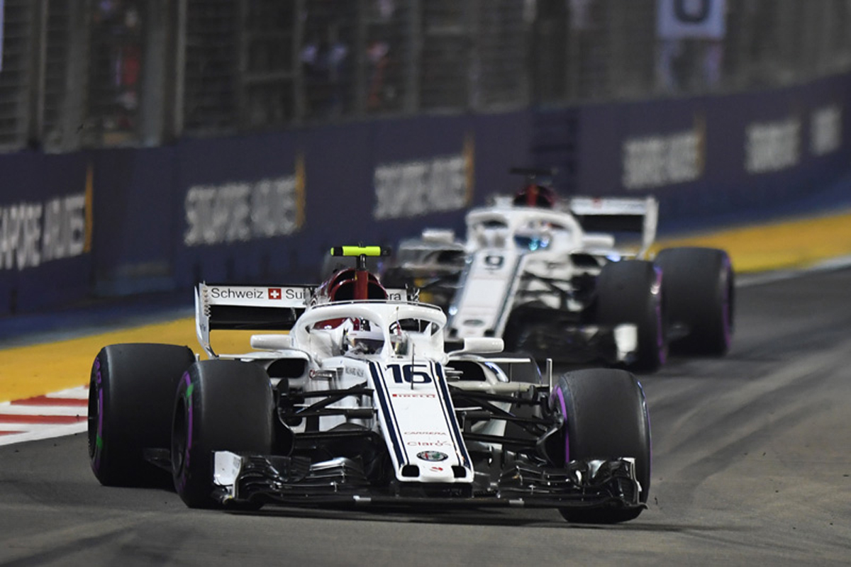 ザウバー：シャルル・ルクレールが9位入賞 / F1シンガポールGP