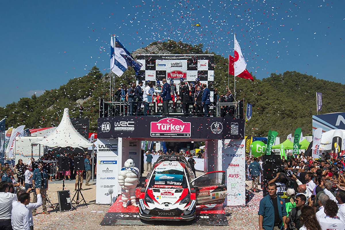 WRC ラリー・トルコ | トヨタのオット・タナックが3連勝で今季4勝目