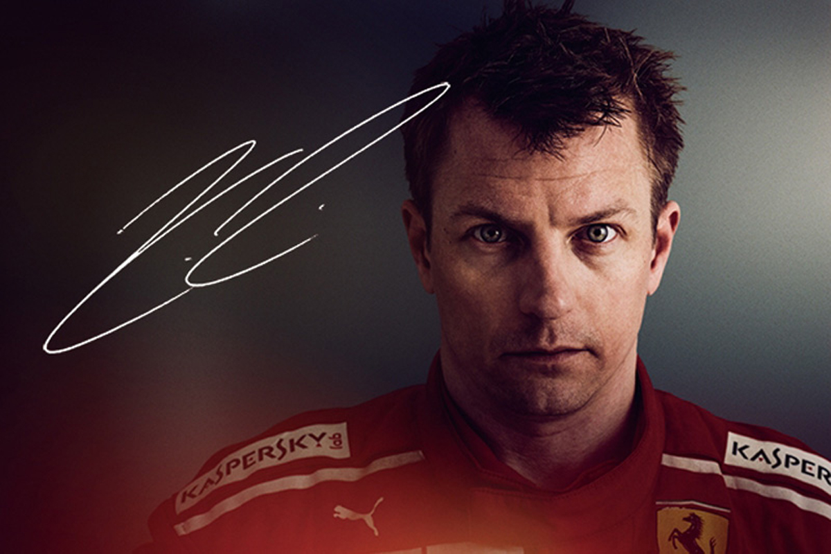 F1日本GP | レディースシート特典にキミ・ライコネンのポストカード