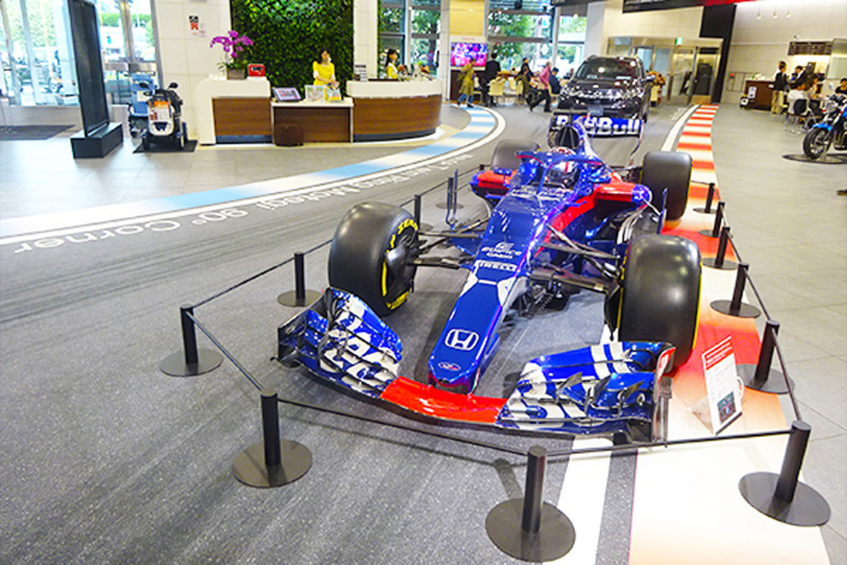 ホンダ、F1とMotoGPの日本GPをテーマにした特別展示を開催