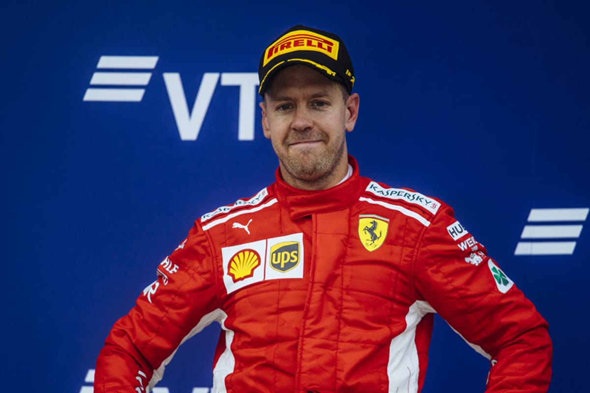 フェラーリ：セバスチャン・ベッテルが3位表彰台 / F1ロシアGP