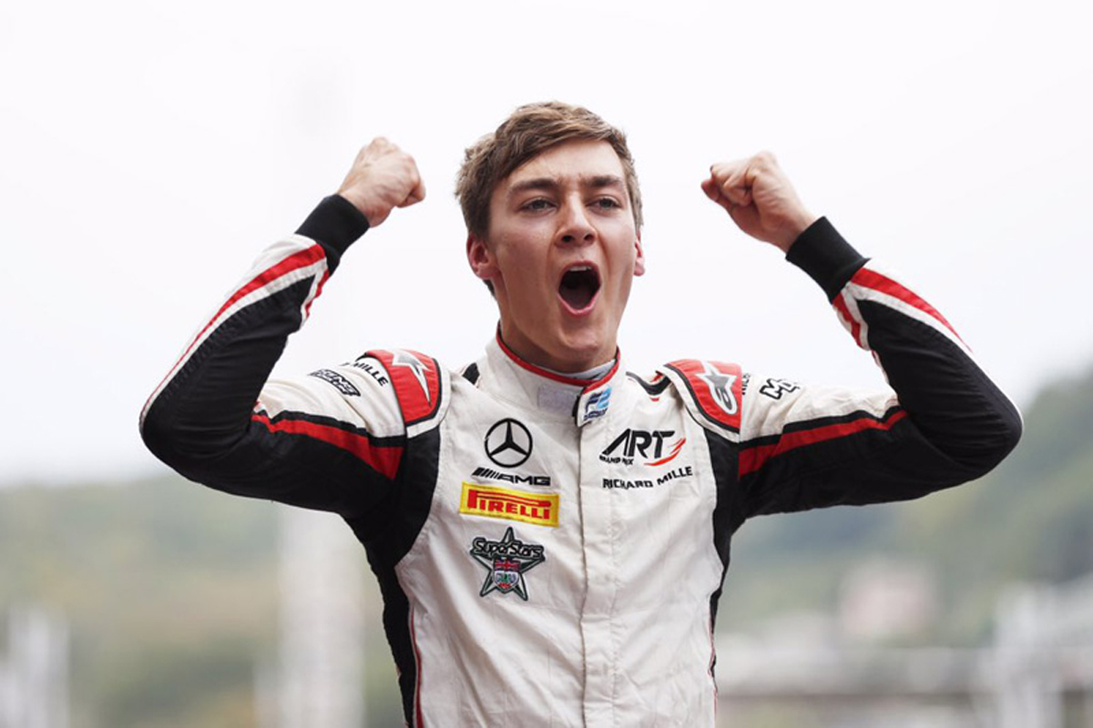 F2 第10戦 レース2 | ジョージ・ラッセルが優勝、福住7位・牧野11位