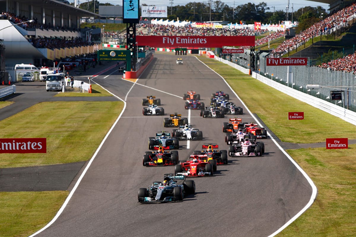 2018年 F1日本GP テレビ放送時間＆タイムスケジュール