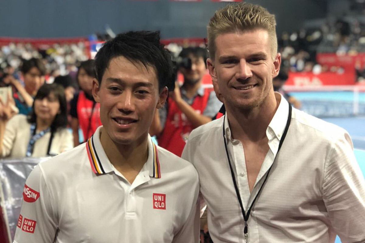 ニコ・ヒュルケンベルグ、錦織圭とのツーショット写真を公開