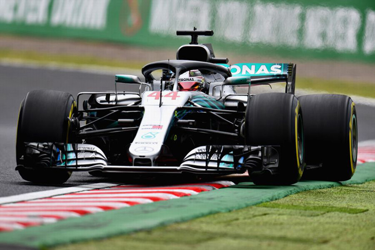 F1日本GP フリー走行2回目 結果 | ルイス・ハミルトンがトップタイム