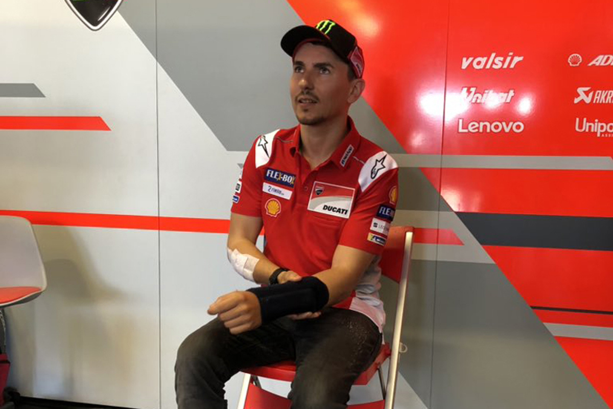 MotoGP | ホルヘ・ロレンソが転倒による負傷でタイGPを欠場