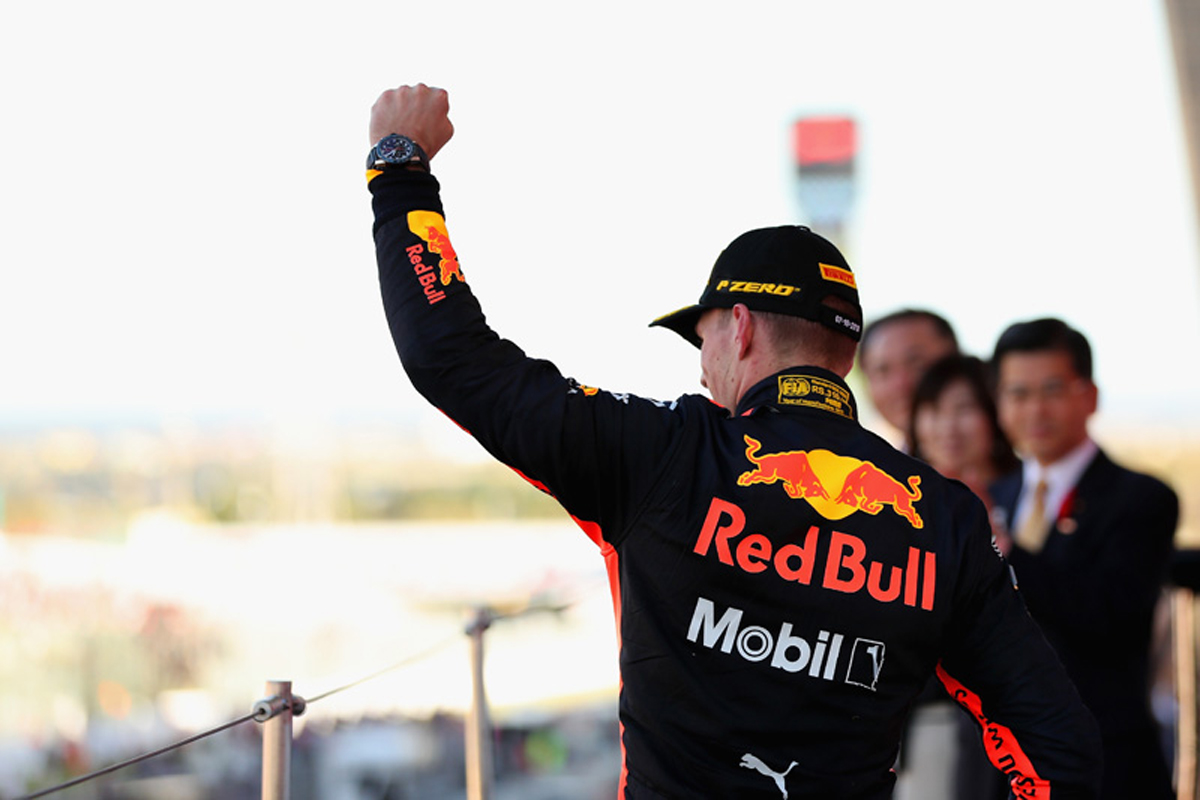 レッドブル：マックス・フェルスタッペンが3位表彰台 / F1日本GP
