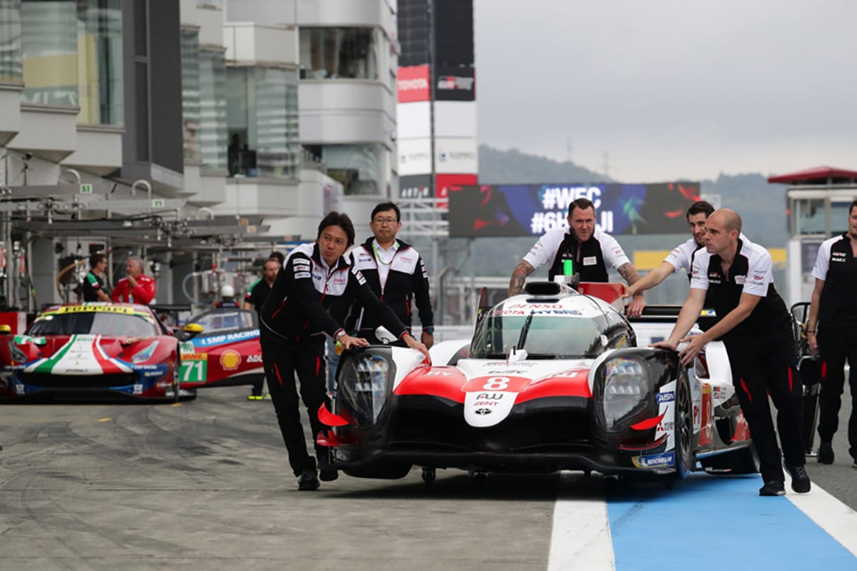 WEC 富士6時間 フリー走行1回目| トヨタ8号車がトップで1-2発進