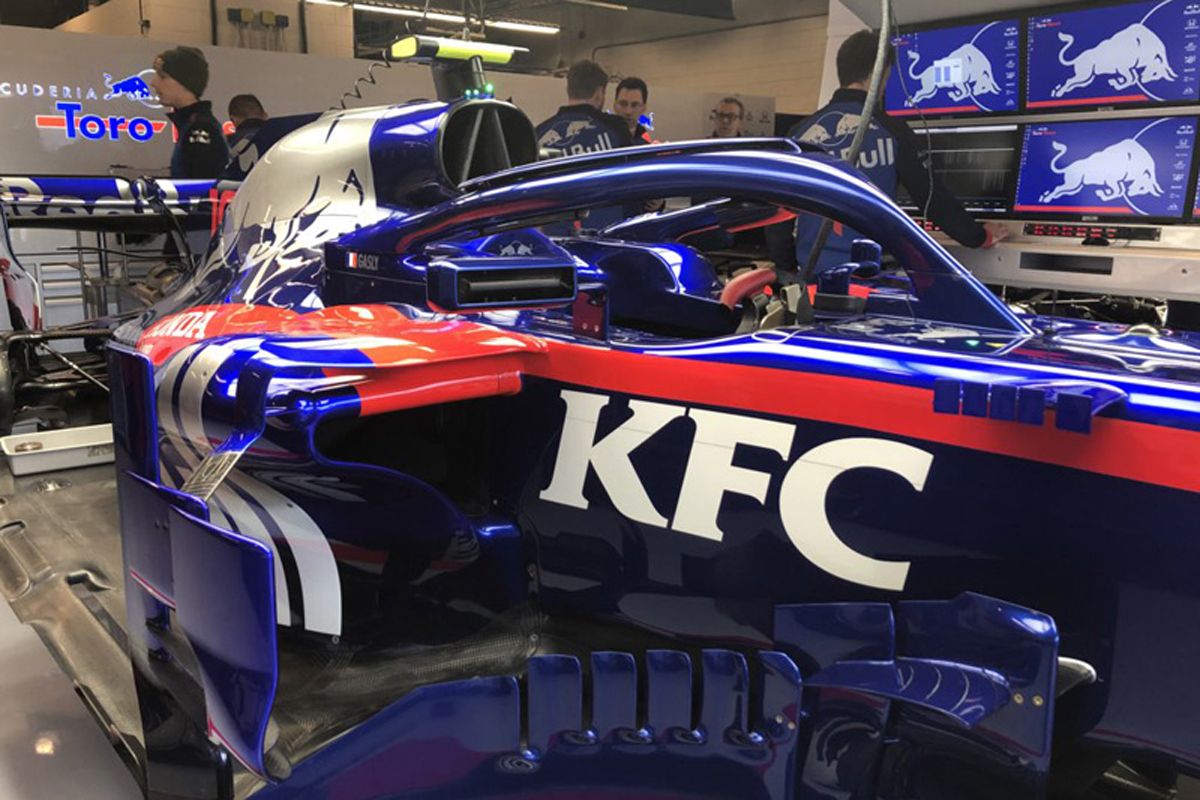 トロロッソ・ホンダ、ケンタッキーフライドチキンとスポット契約