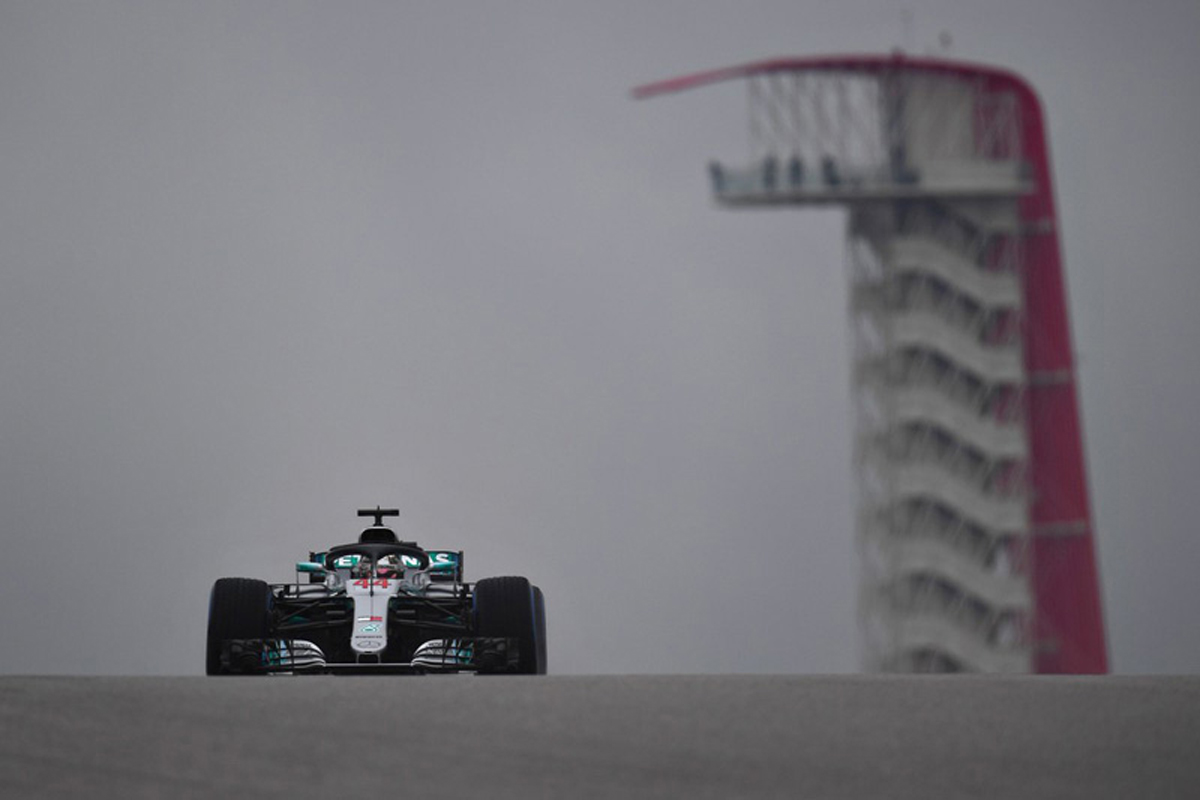 F1アメリカGP フリー走行1回目 | ルイス・ハミルトンがトップタイム