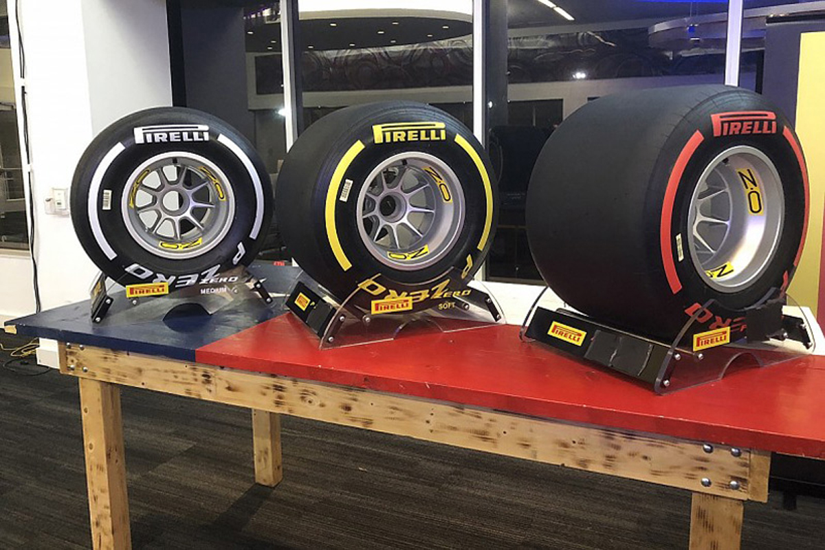 ピレリ、2019年F1タイヤのカラーレンジを発表