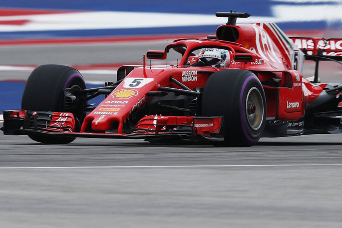 F1アメリカGP フリー走行3回目 | セバスチャン・ベッテルがトップタイム