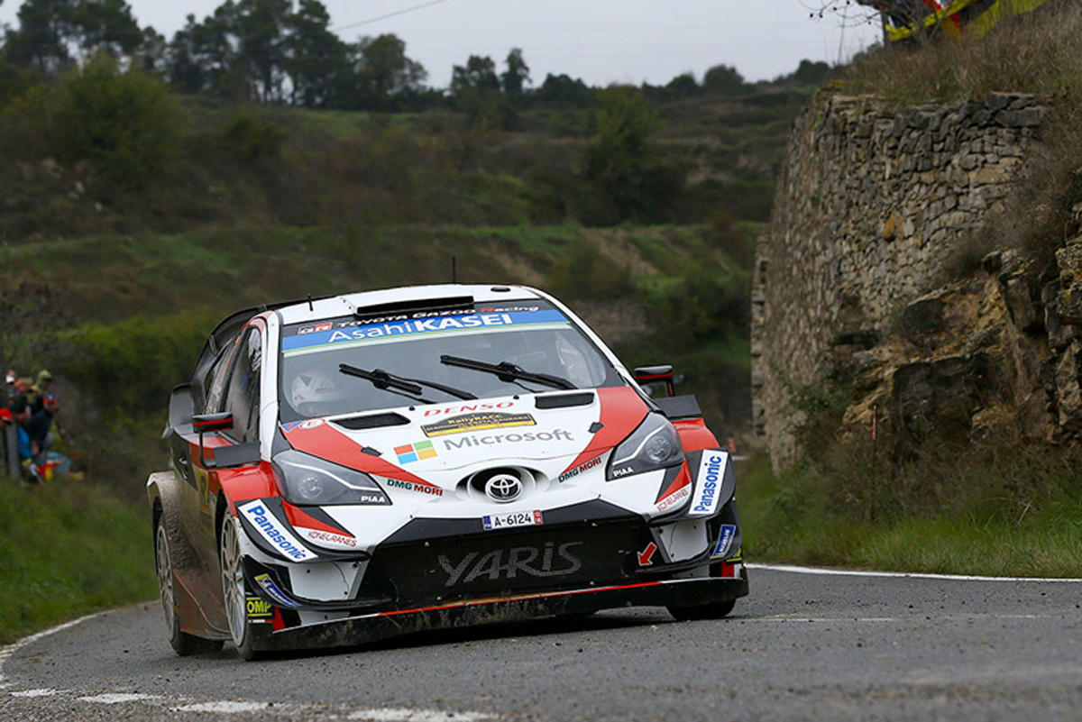WRC ラリー・スペイン 3日目 | トヨタのラトバラが総合首位に浮上
