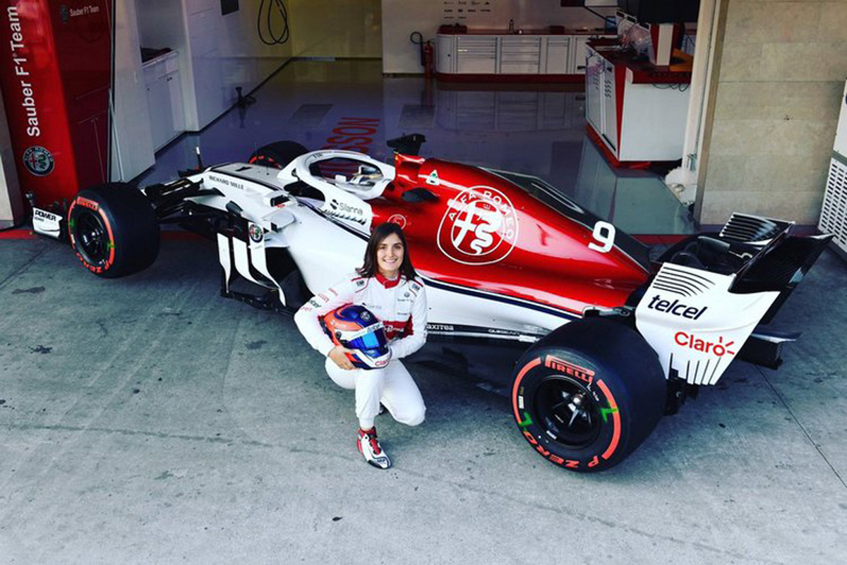タチアナ・カルデロン 「F1マシンはGP3よりはるかに運転しやすかった」