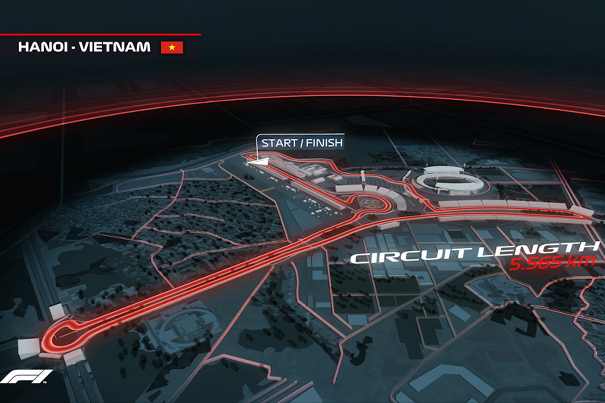 【動画】 F1ベトナムGP：ハノイ市街地サーキット