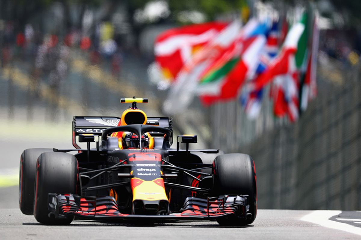 F1ブラジルGP フリー走行1回目:マックス・フェルスタッペンがトップ