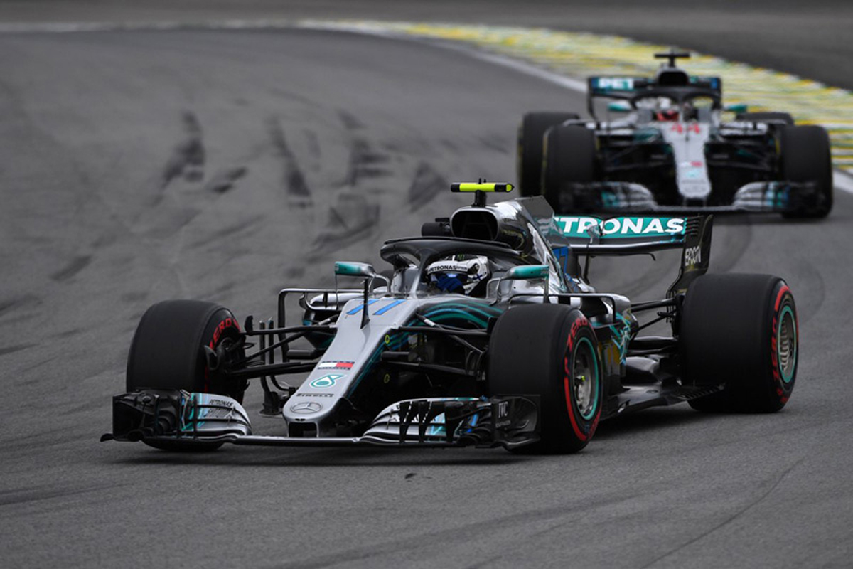 F1ブラジルGP フリー走行2回目:バルテリ・ボッタスがトップタイム