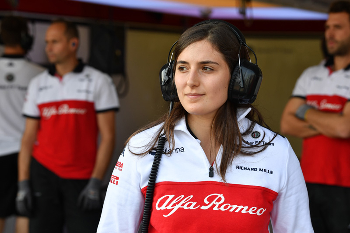 タチアナ・カルデロン、ザウバー C32で2度目のF1テストを実施