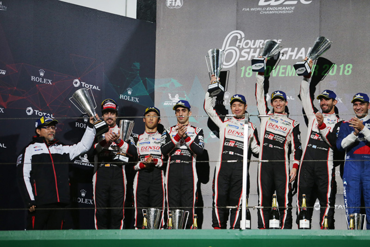 WEC 上海6時間レース | トヨタ7号車が2連勝！トヨタが1-2フィニッシュ！