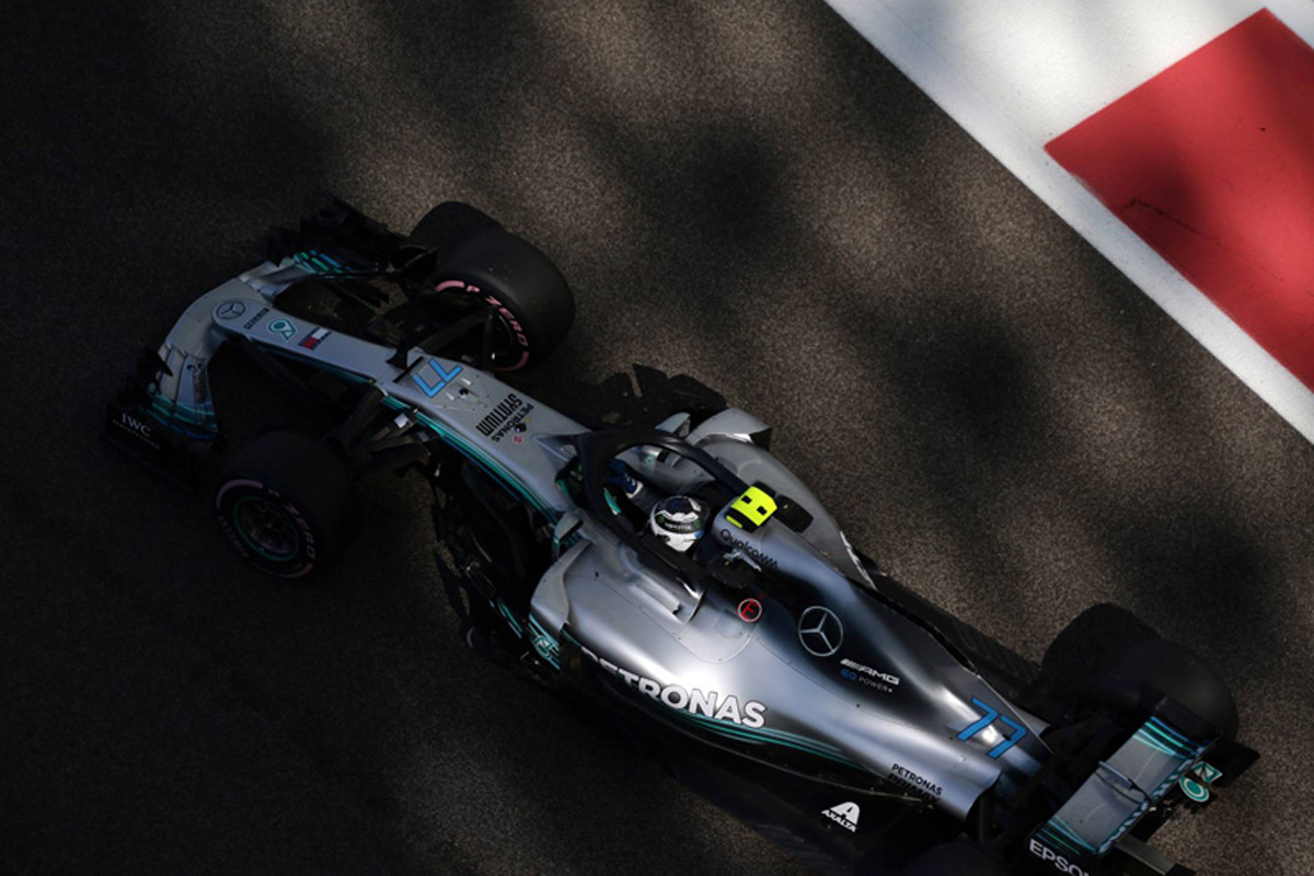 F1アブダビGP フリー走行2回目:バルテリ・ボッタスがトップタイム