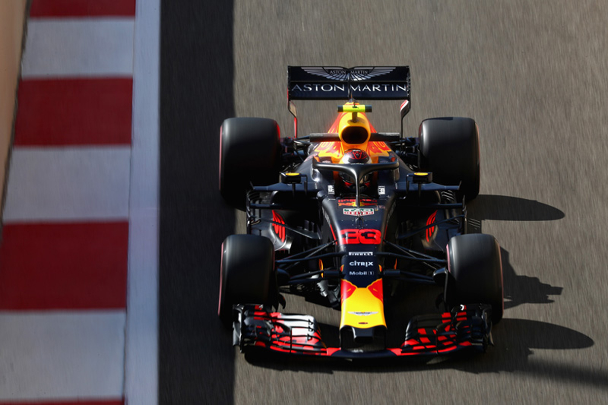F1アブダビGP フリー走行1回目:マックス・フェルスタッペンがトップ