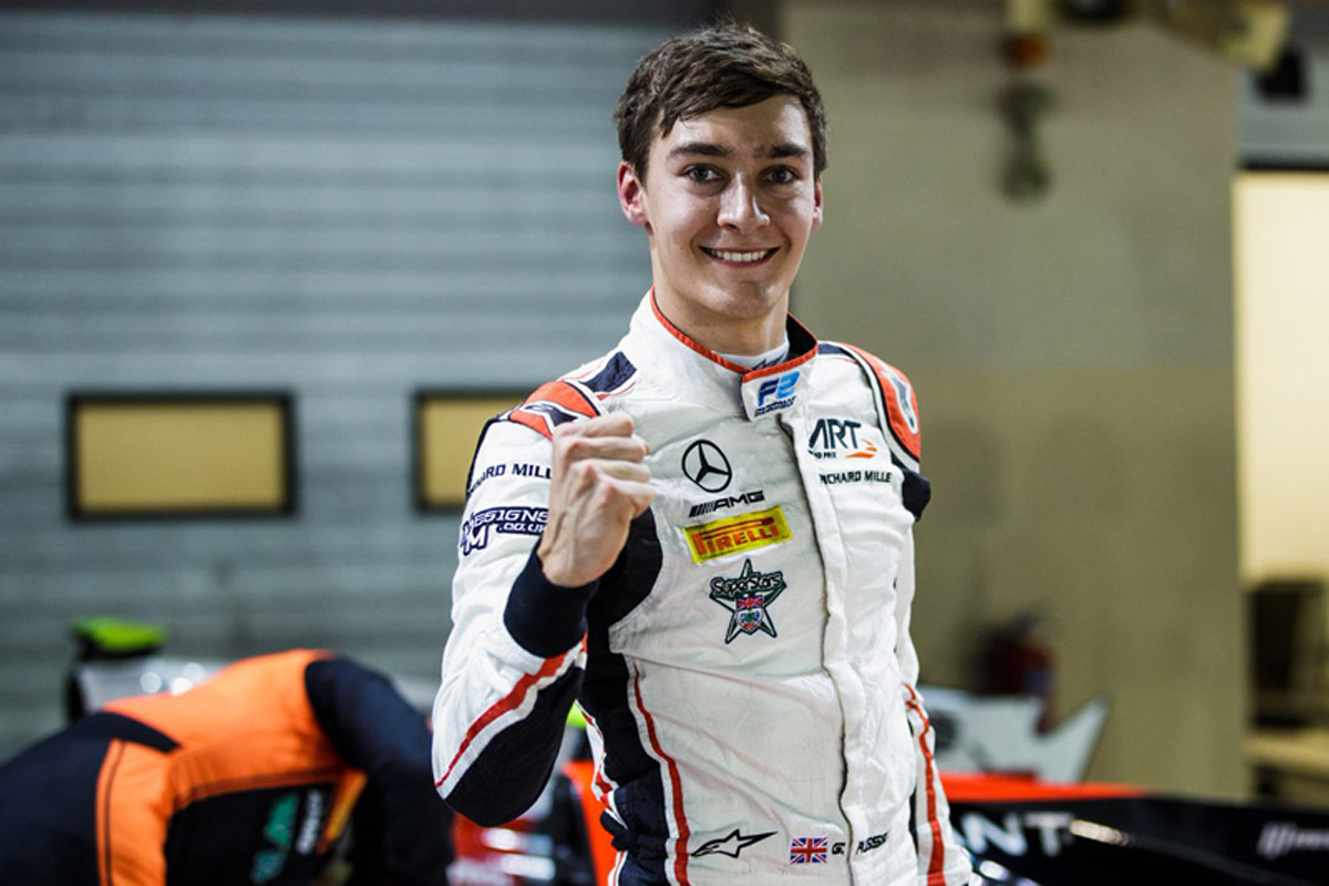 F2 最終戦アブダビ 予選 | G.ラッセルがPP獲得、牧野9位・福住19位