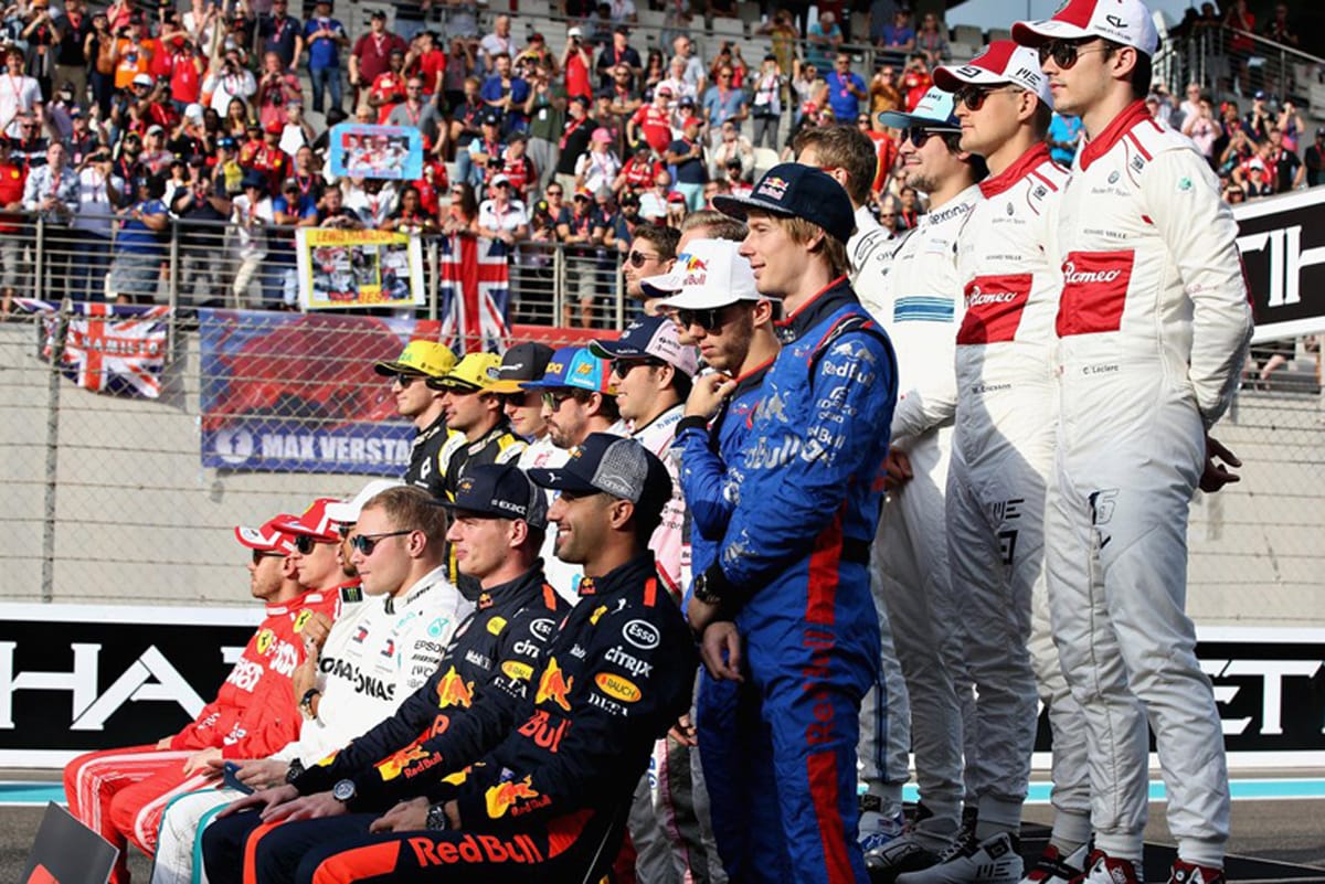 2019年 F1ドライバー 年齢・誕生日 … 平均年齢は史上最少