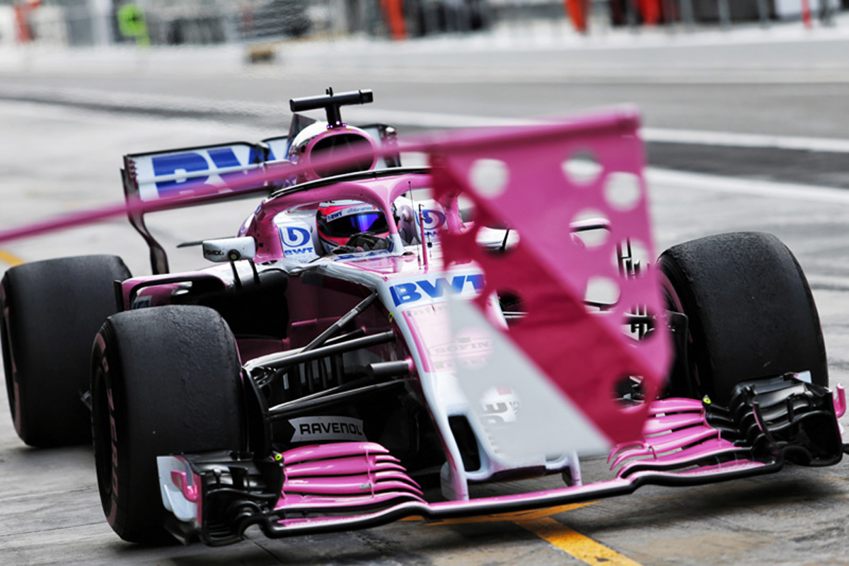 フォース・インディア、2019年もピンクのカラーリングは継続