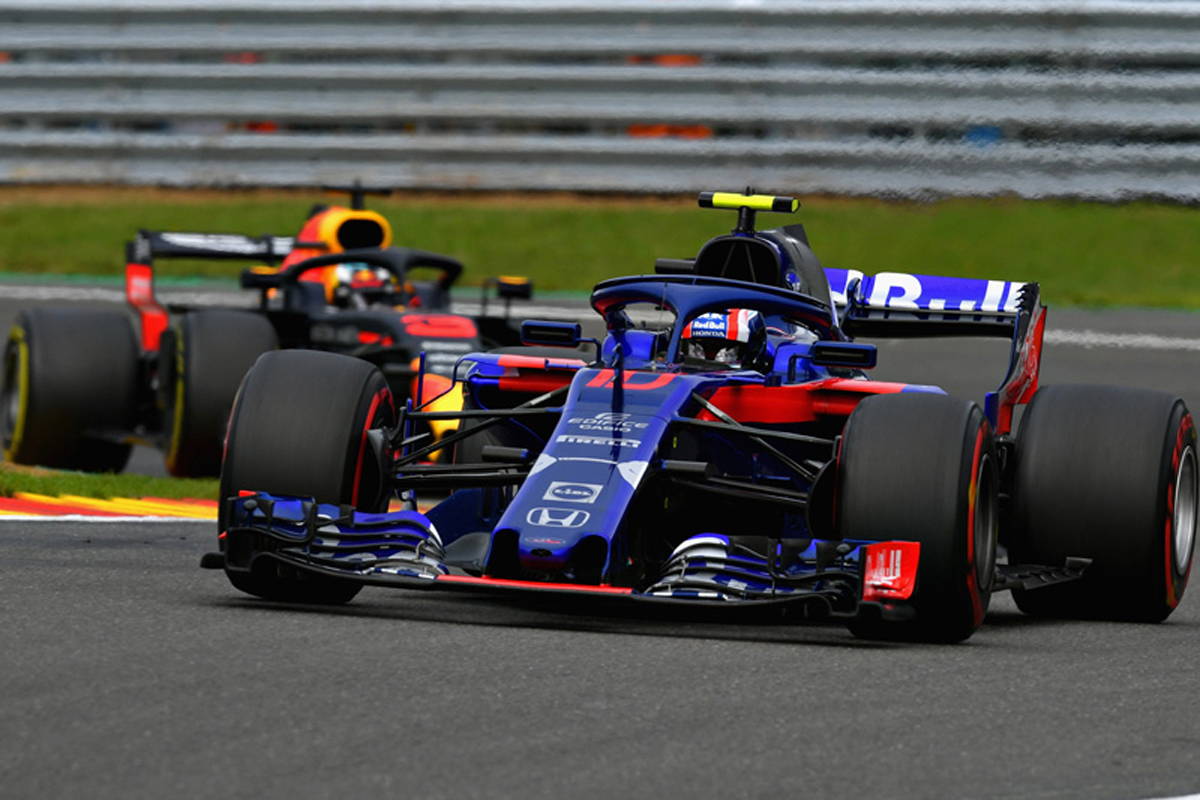 トロロッソ・ホンダ STR14は“規約の許す限り”レッドブルのパーツを流用
