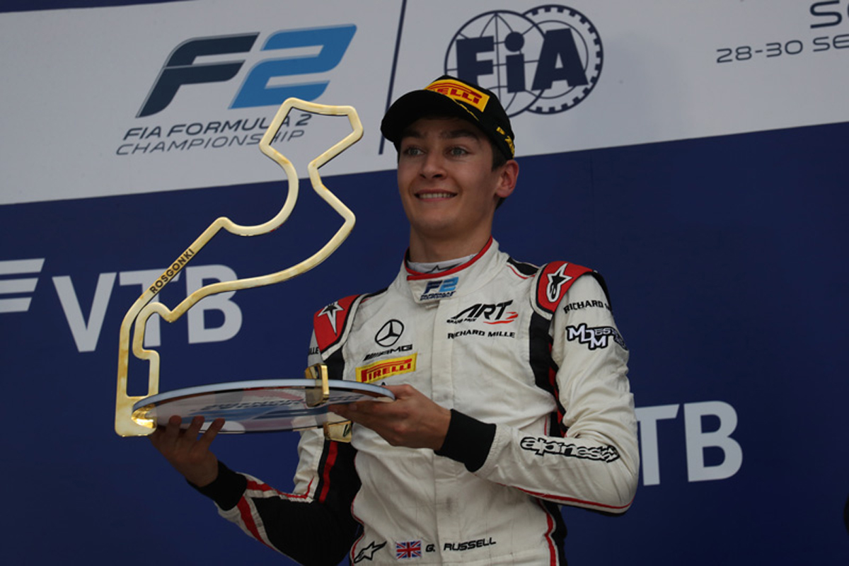 メルセデス 「ジョージ・ラッセルは将来のF1スター候補」