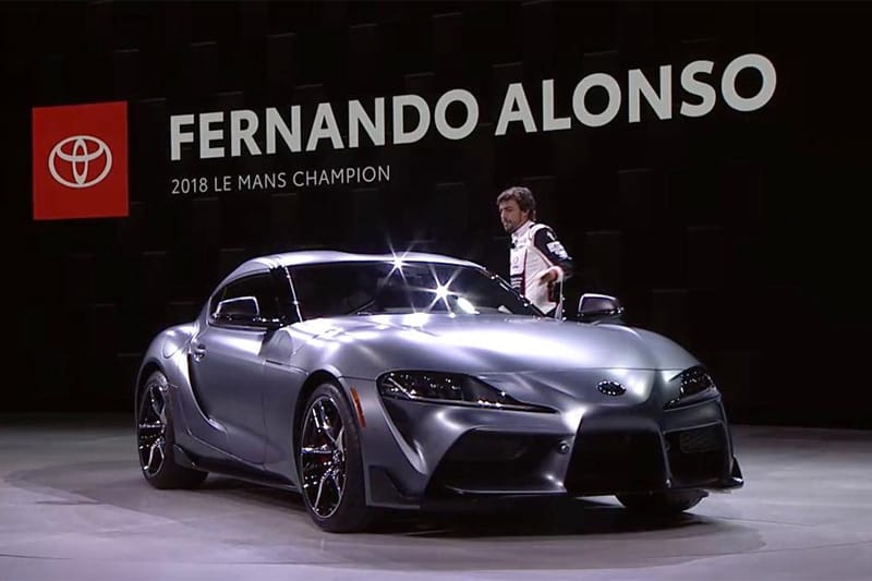 フェルナンド・アロンソ 「新型スープラはトヨタのDNAが反映されている」