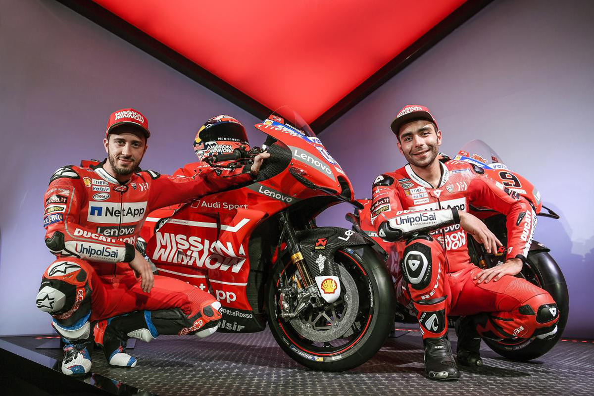 MotoGP | ドゥカティ、2019年マシン『デスモセディチGP19』を初披露
