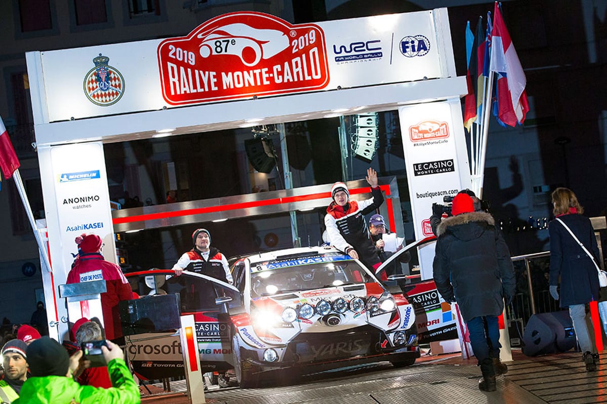 WRC ラリー・モンテカルロ | トヨタのオット・タナックが初日の首位
