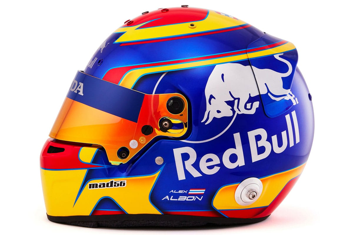 アレクサンダー・アルボン F1ヘルメット （2019年）