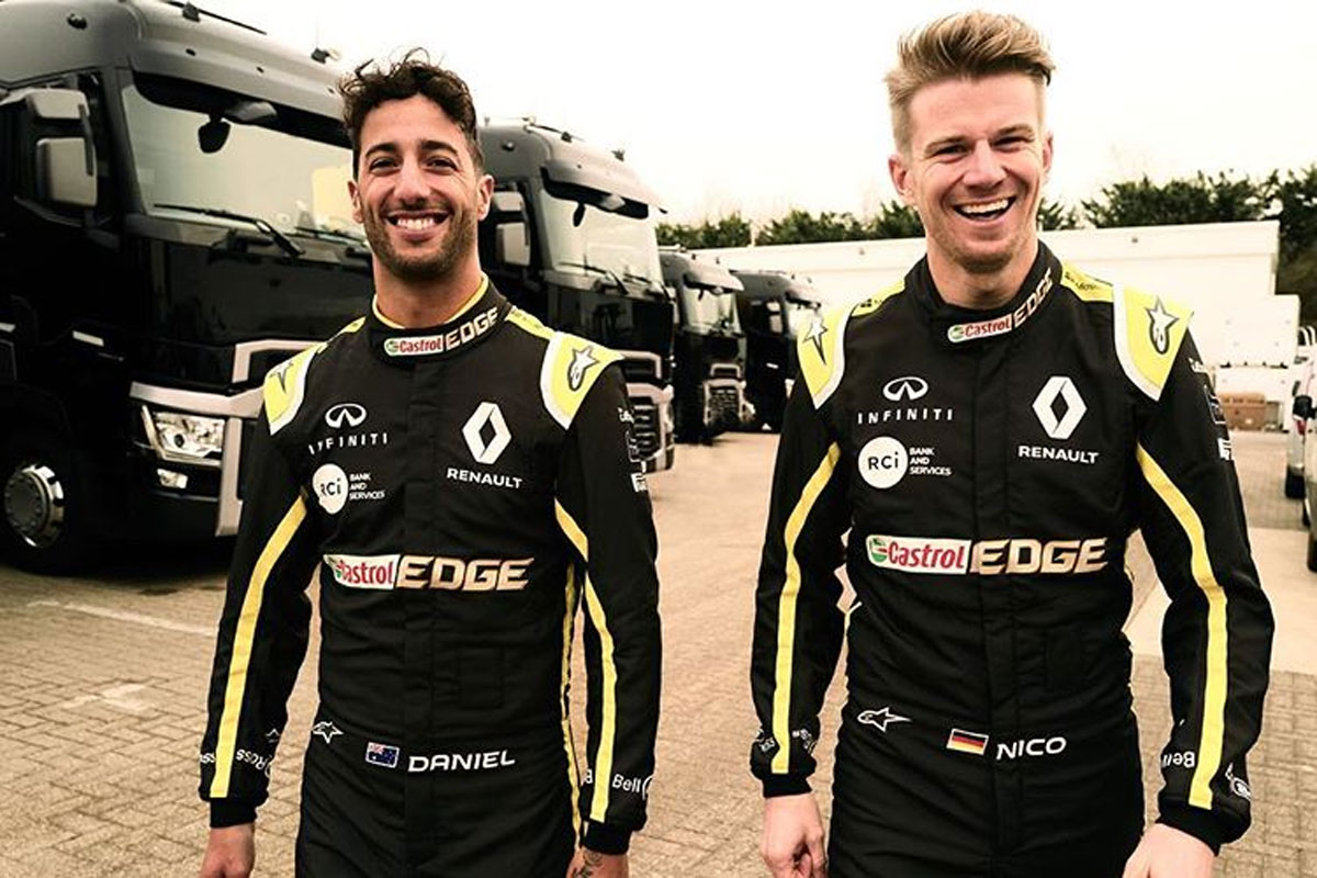 ルノーF1 「リカルドの加入はヒュルケンベルグにとってもチャンス」