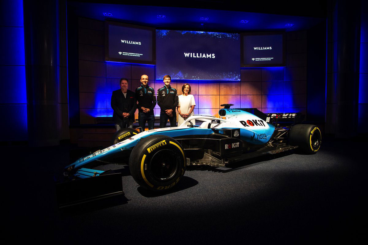 ウィリアムズ、2019年F1マシン『FW42』を発表 - ROKiTが冠スポンサー