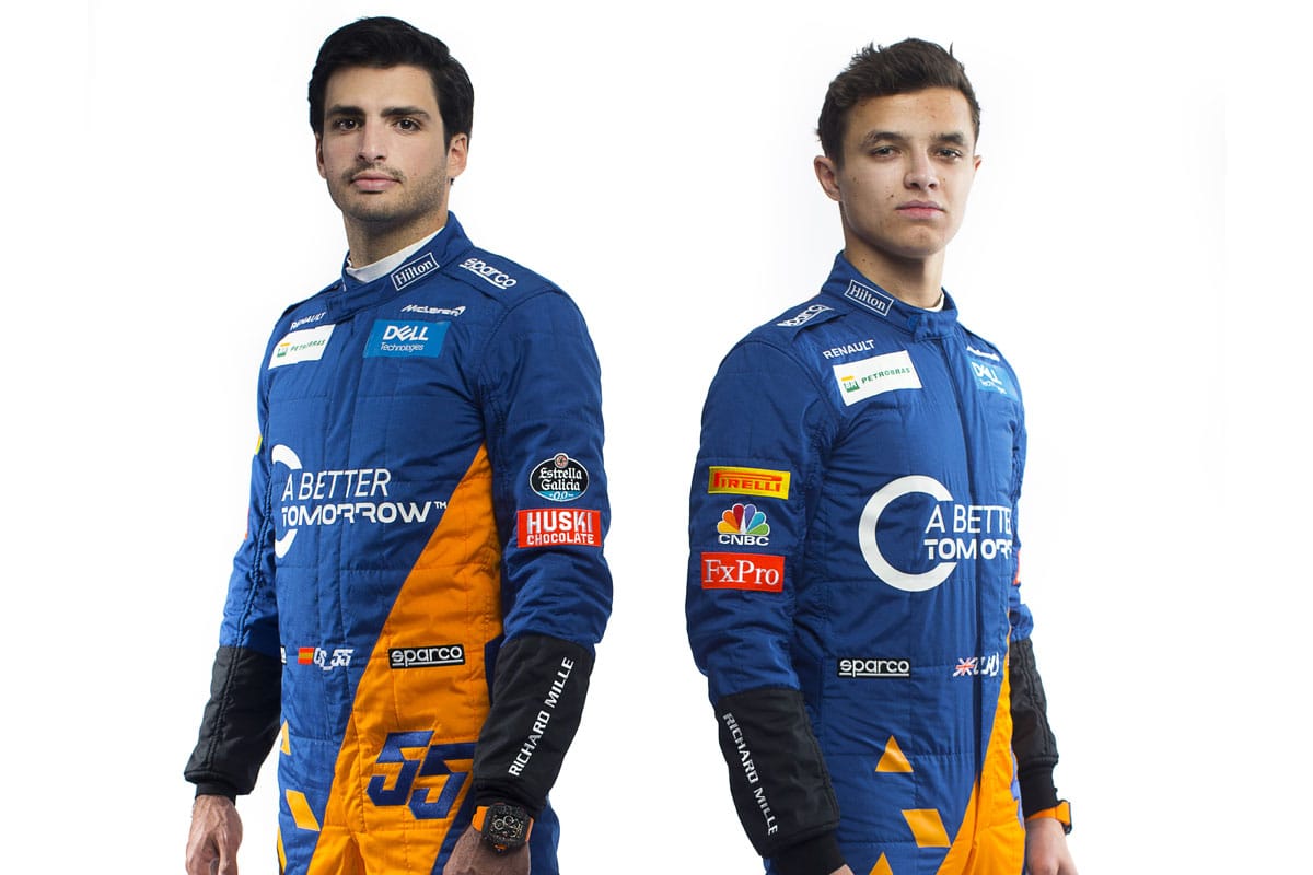 マクラーレン、2019年はブルーのレーシングスーツに変更