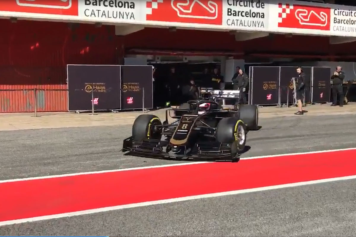 【動画】 ハースF1チーム、VF-19をシェイクダウン