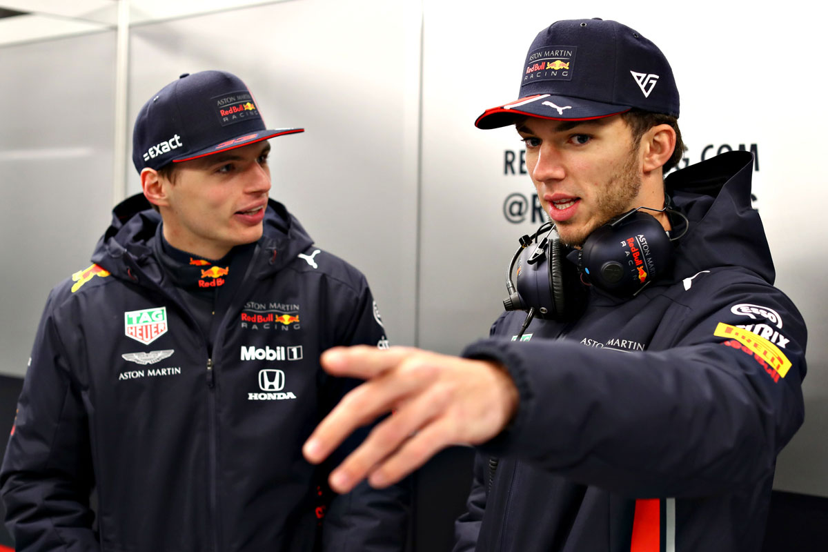 レッドブル・ホンダ、F1バルセロナテスト1回目のドライバー日程を発表