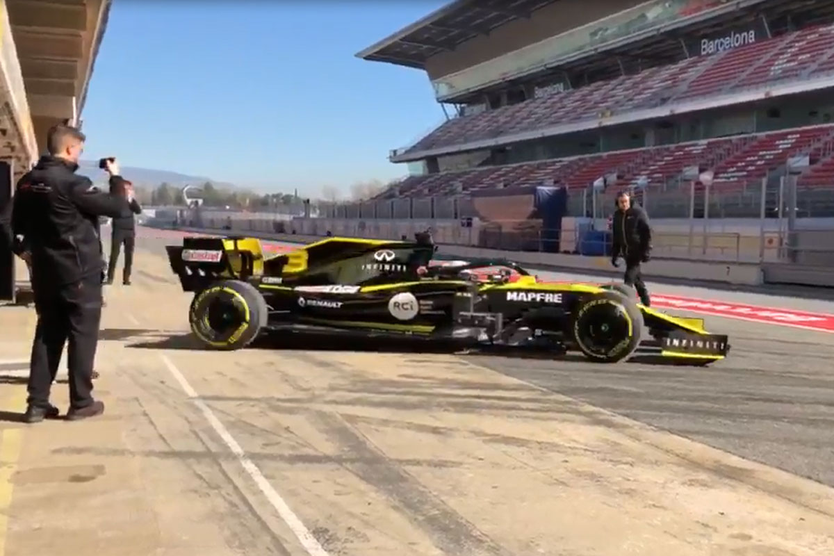 【動画】 ルノーF1チーム、R.S.19をシェイクダウン
