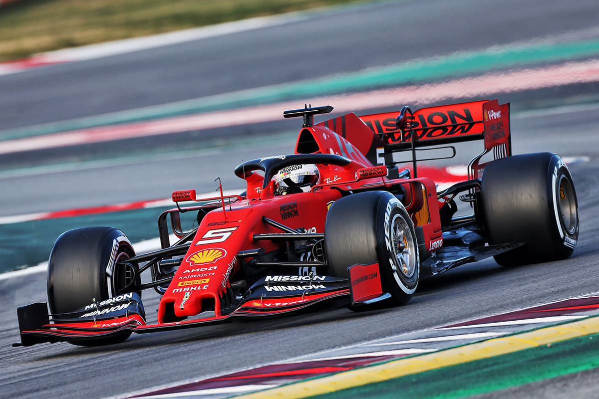 F1バルセロナテスト 1日目(午前) | フェラーリのベッテルがトップタイム
