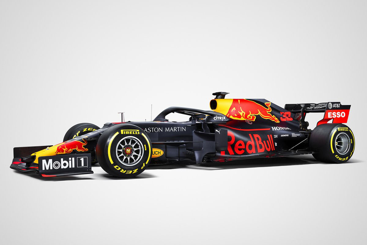 レッドブル・ホンダ、2019年F1マシン『RB15』の正式カラーリングを公開
