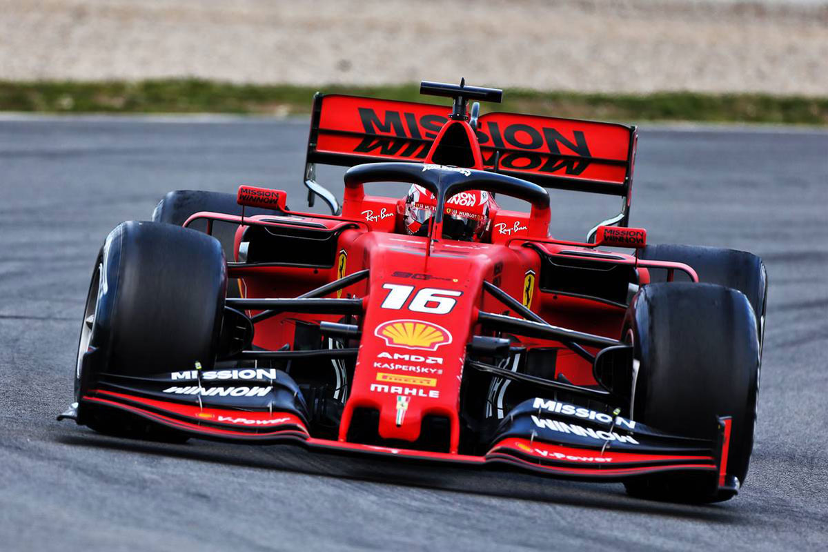 F1バルセロナテスト 2日目(午前):フェラーリのルクレールがトップタイム
