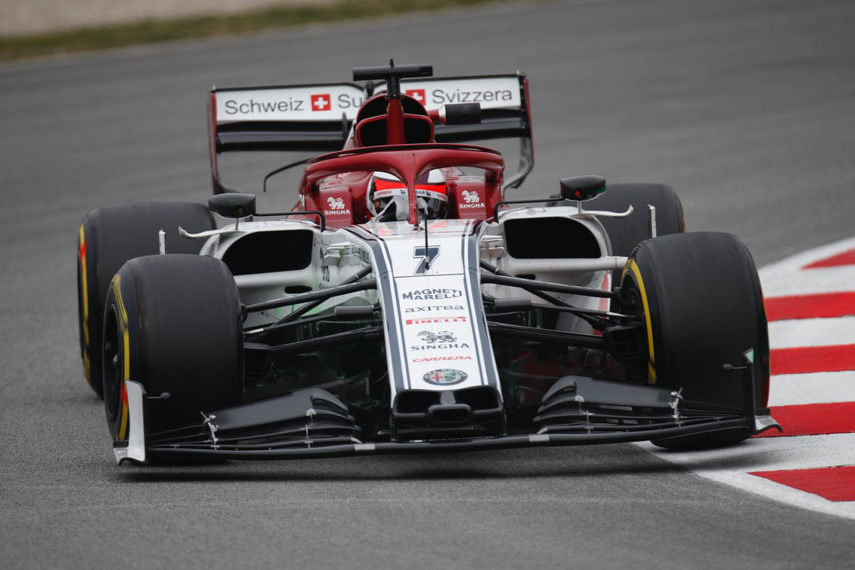 F1バルセロナテスト 3日目（午前）：キミ・ライコネンがトップタイム